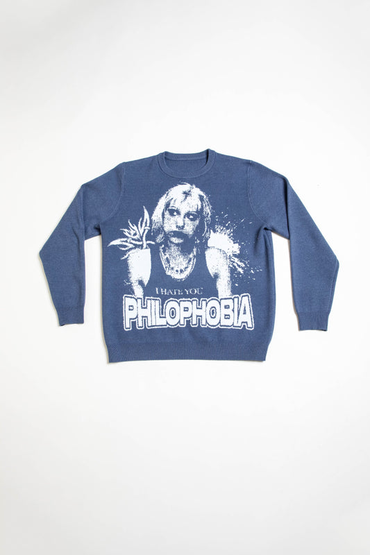 "I Hate You" Jacquard Sweater - Philophobia.US